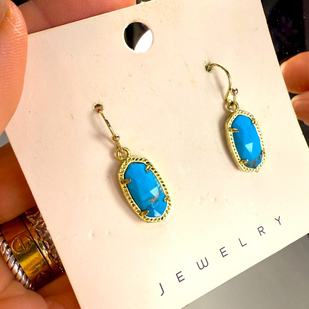 🩵Kendra Scott Turquoise Small Dangle Earrings🩵